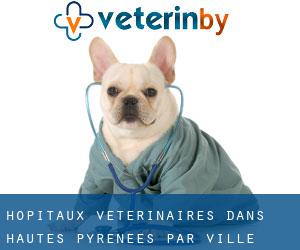 hôpitaux vétérinaires dans Hautes-Pyrénées par ville importante - page 1