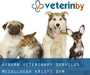 Auburn Veterinary Services: Mccullough Kristi DVM