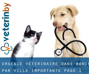Urgence vétérinaire dans Bowie par ville importante - page 1
