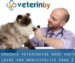 Urgence vétérinaire dans Haute-Loire par municipalité - page 2