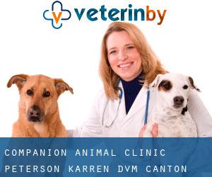 Companion Animal Clinic: Peterson Karren DVM (Canton)