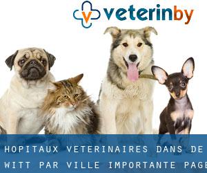 hôpitaux vétérinaires dans De Witt par ville importante - page 1