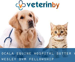 Ocala Equine Hospital: Sutter W Wesley DVM (Fellowship)